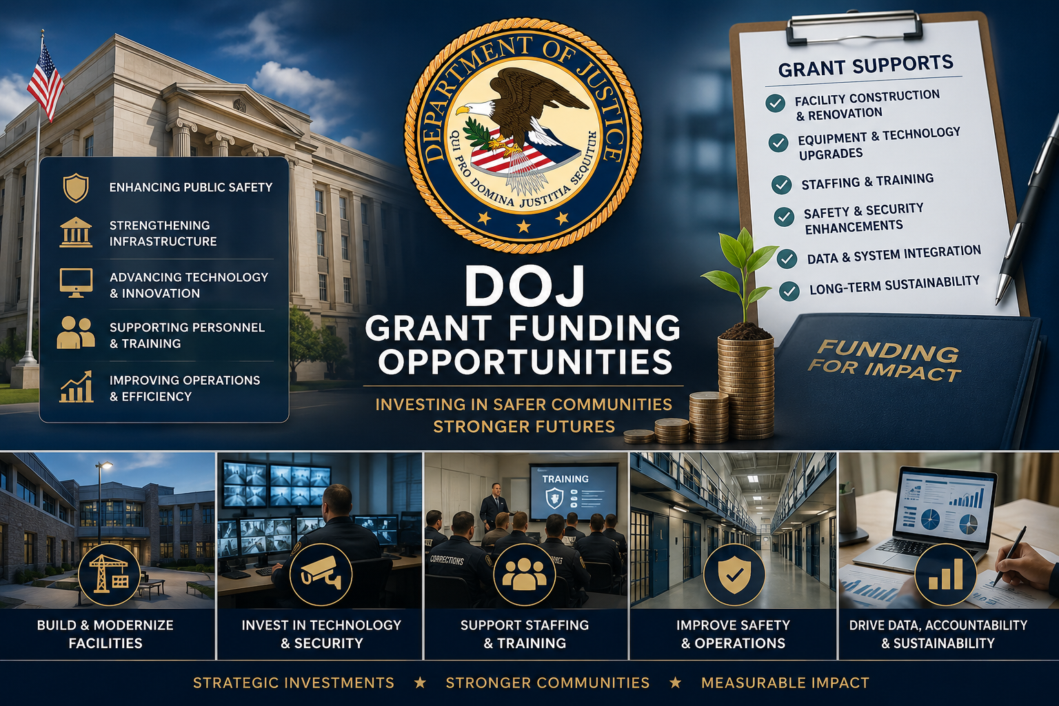 DOJ offers funding opportunity in FY 2026.