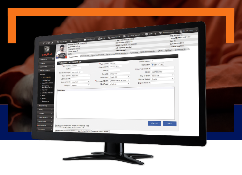 State-Specific Jail Management System